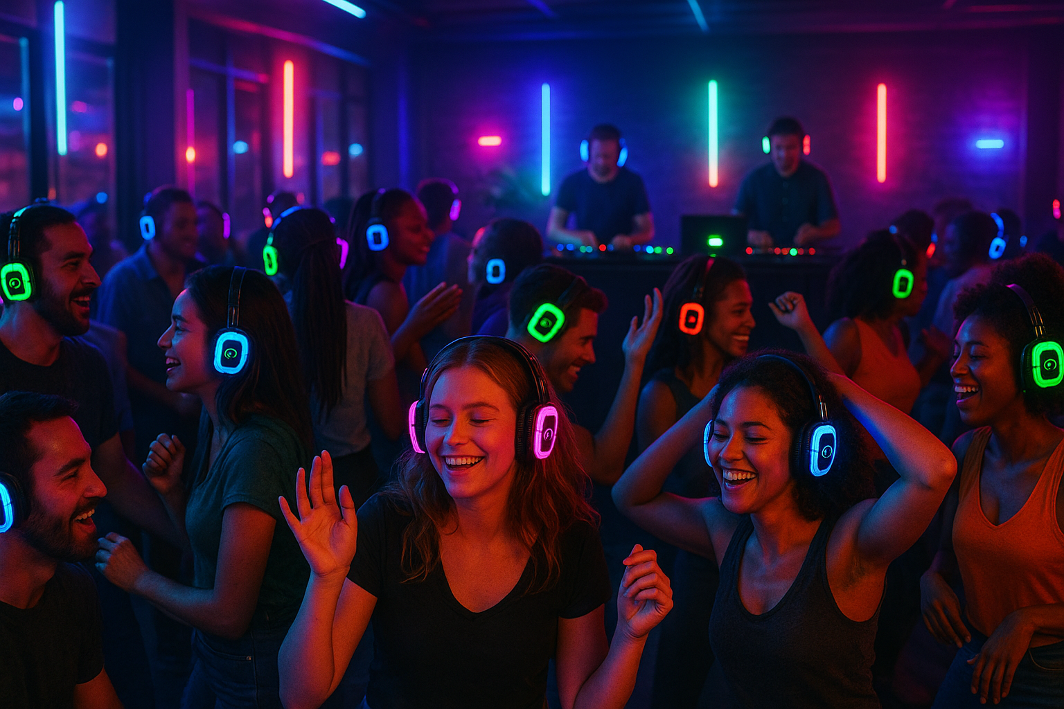 silent disco party
