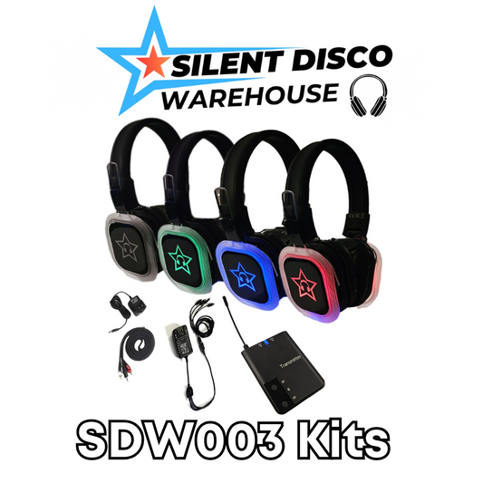 SDW003 Custom Silent Disco Package