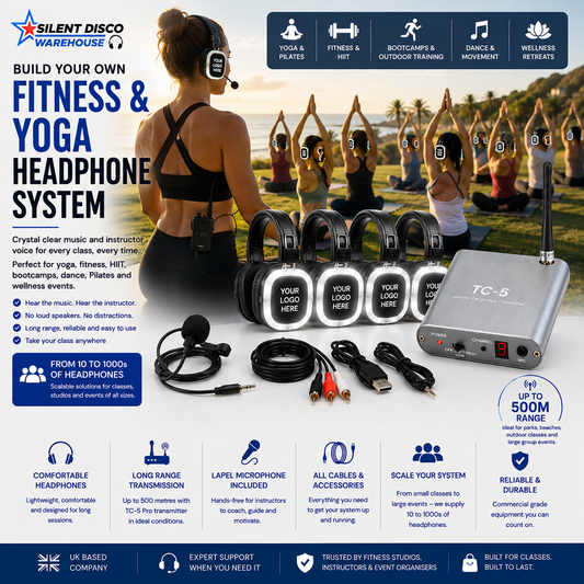 Build Your Own Wireless Fitness & Yoga Headphone System