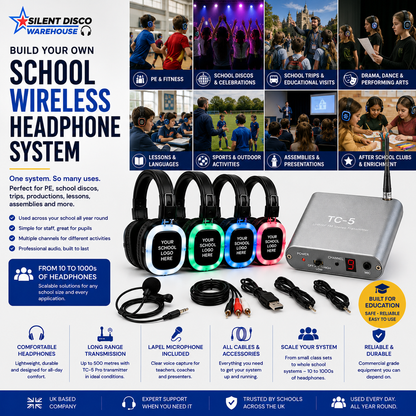 Build Your Own School Wireless Headphone System